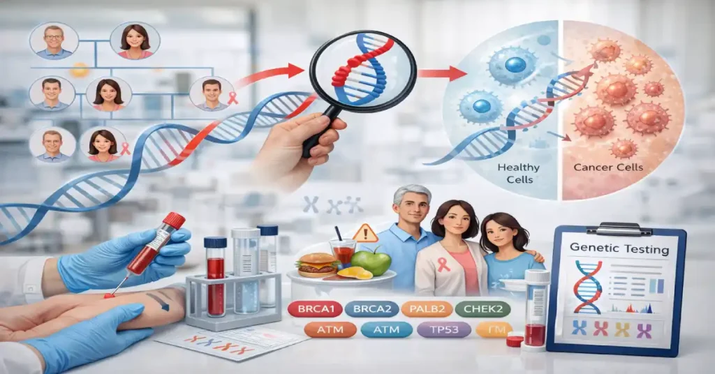 تفاوت سرطان سینه ارثی با سرطان سینه غیرارثی