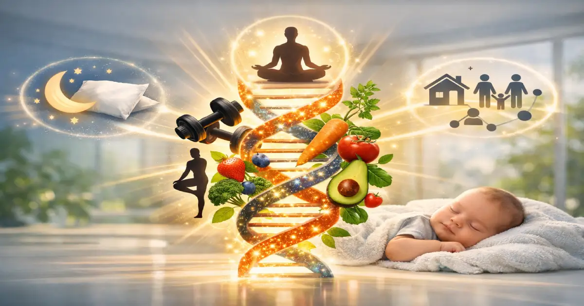 داشتن سبک زندگی در کنار ژنتیک برای سلامت نوزاد