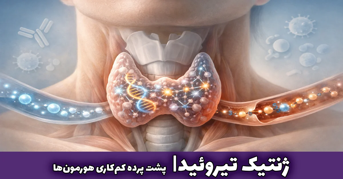 ژنتیک تیروئید | 7 نکته علمی درباره کم‌کاری هورمون‌ها فراتر از عدد TSH