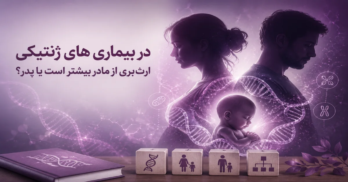 در بیماری های ژنتیکی ارث‌بری از مادر بیشتر است یا پدر؟ | بررسی 23 فاکتور علمی